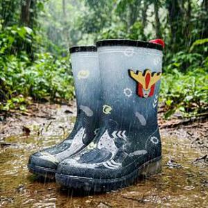 [26S/S신상] 헬로카봇 빅터 라이팅 레인부츠