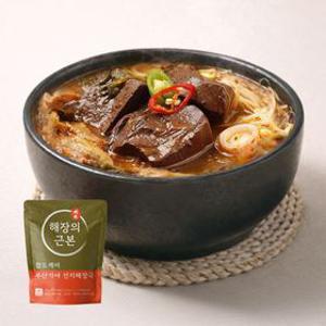 [APP전용] 참도깨비 가야 선지해장국 630gX4팩/국내산 선지23% 높은함량,우거지 깐양 가득