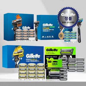 질레트 면도날+면도기 인기라인업/프로쉴드/스킨텍/랩스/프로글라이드 + 경품 찬스