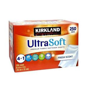 빠른배송 커클랜드 건조기시트 드라이시트 시트형 섬유유연제 250매 1팩 건조기용 코스트코