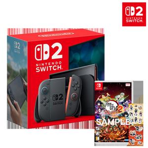 닌텐도 스위치2 본체+스위치 귀멸의칼날히노카미 혈풍담2 [스티커 2종 증정]