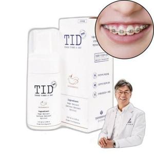 덴텔라 TID 틀니 의치 교정 임플란트 구강 무연마제 무불소 입냄새 거품 가글 치약 A1. 교정장치용 1개 100ml