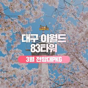 [대구] 이월드 83타워 전망대PKG 3월
