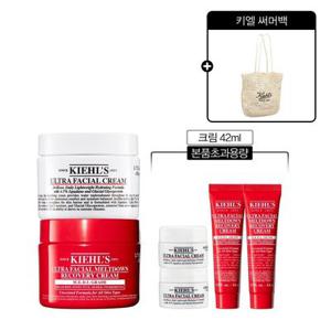 [3] 키엘 울트라 훼이셜 50ml 듀오 세트 (+써머백, 크림 42ml 본품초과용량)