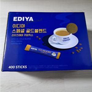 이디야 스페셜 골드 블렌드 리치크레마 400개입 1개 (파란색)