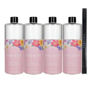 코코도르 디퓨저 대용량 실내방향제 리필액 500ml 4개 양재동꽃시장