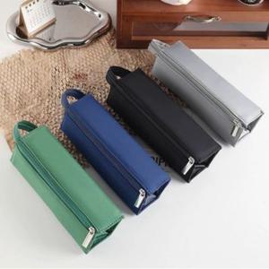 대용량 모던한 레이어 필통 파우치 180도 필통 천 심플 봉제 펜케이스 초등학생 중학생 고등학생 대학생