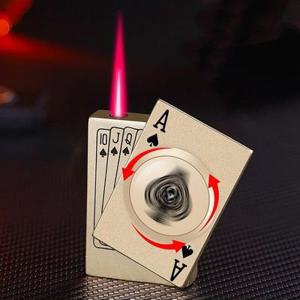 피젯 스피너 회전 스페이드 A 카드 라이터 트럼프카드 라이터 B1694-O