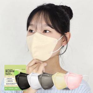 데일리핏 새부리형 KF94 중형 100매 메디케이알 컬러 황사 마스크