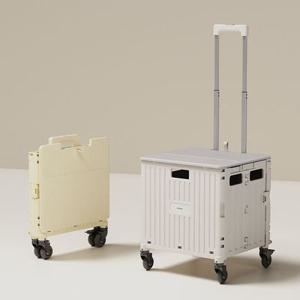 360도 소프트 휠 슬라이딩 커버 접이식 카트 캠핑 폴딩 장바구니