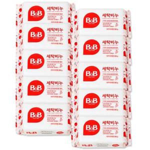 비앤비 세탁비누 아카시아 200g x10개 유아 아기 빨래