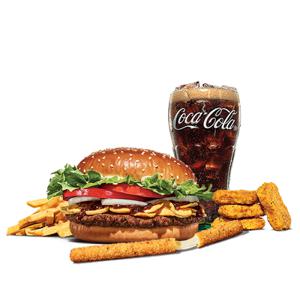 갈릭불고기와퍼+콜라R+프렌치프라이R+너겟킹4조각+21치즈스틱