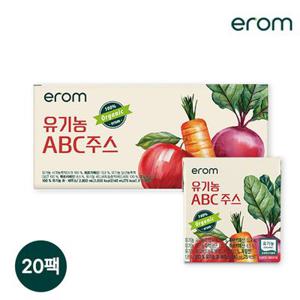 (유통기한임박 26-04-15)이롬 유기농 ABC주스 140ml x 20팩