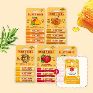 [버츠비공식]버츠비 립밤 트리오 5종 택1 (+허니 립스크럽 증정)