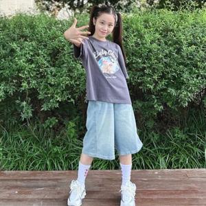 [더데이걸] 버뮤다 프론트 절개 데님 TGTH25502_7358