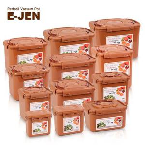 이젠 사각 황토진공항아리 밀폐용기 김치 된장보관통 전구성 모음전