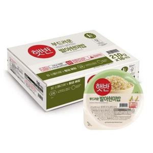 빠른배송  햇반 발아현미밥 210g x 18개 즉석밥 현미밥 코스트코