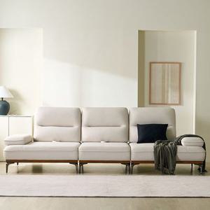 웰퍼니쳐 누아 더블 스윙 패브릭 소파 4인