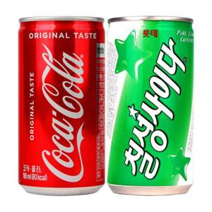 코카콜라190ml 15캔+ 칠성사이다 190ml 15캔