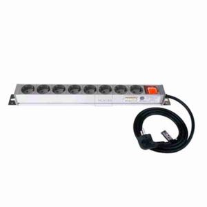 엠비아6 알루미늄 양극차단 멀티탭 8구 2.5M 탈부착멀티탭 8구멀티탭 KC인증멀티탭 벽면멀티탭 고정멀티탭 랙멀티