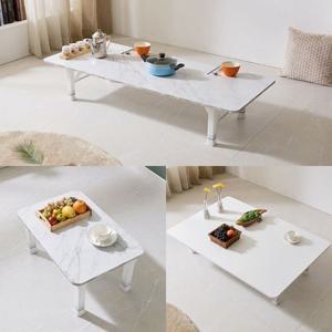 국산 거실 소파 테이블 접이식 좌식 식탁 커피 마블 밥상 좌탁 대리석 인테리어