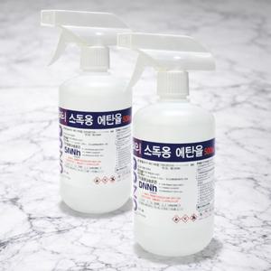 청소용 에탄올 소독용 알코올 청소 1L 1개 + 500ml 2개