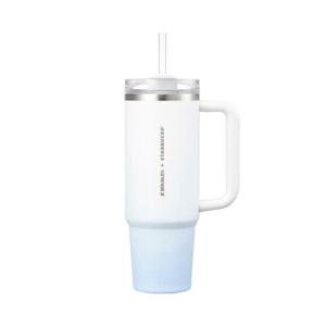 Starbucks SS Stanley White Quencher 887ml 스타벅스 SS 스탠리 화이트 켄처 텀블러 887ml