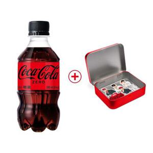 (본사직영)코카콜라 제로 300mlPET 24개입+코카콜라 틴케이스+BTS 뷔 스티커 증정