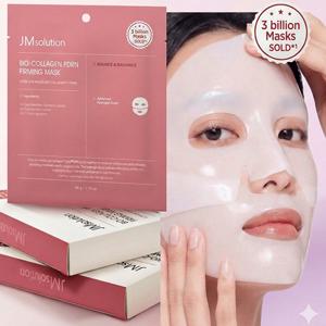 제이엠솔루션 바이오 콜라겐 PDRN 퍼밍 마스크팩 겔마스크팩 하이드로겔 (34g*4매) (1/2/3팩 택1)