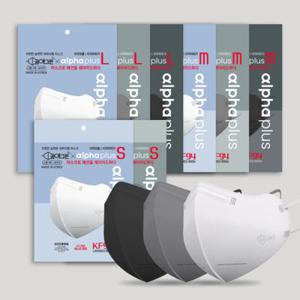 꿈에그린x알파플러스 KF94 새부리형 마스크 100매/ UV차단 UPF50+ 외