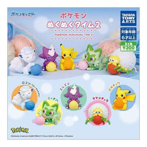 캡슐토이 가챠 포켓몬 보들보들 타임2 5종 풀세트 피규어