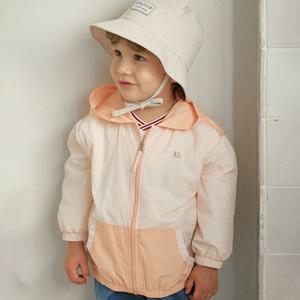 [키즈런][최대혜택가:35,660원][밍크뮤]컬러블록윈드브레이크점퍼 (35114-110-02)