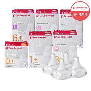 [더블하트] 3세대 젖꼭지 4개 (SS/S/M/L/LL/3L)
