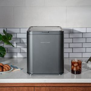 매직쉐프 25Kg 제빙기 올 스테인레스 분리 세척가능 블랙