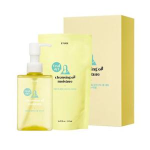 [포토리뷰 500p 적립] 리얼아트 클렌징 오일 모이스처 (본품185ml+리필185ml) /딥클렌징 /선물세트 /기획세트