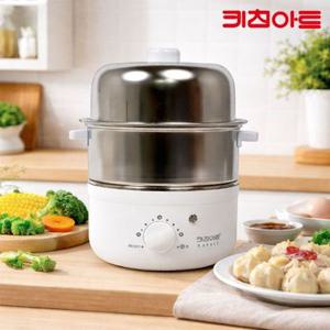 키친아트 라팔 스테인레스 계란찜기 2단 달걀조리기 멀티 찜기 WE-430MX