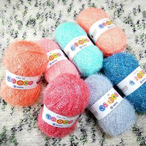 [10+1 이벤트중] 연일 웰빙 수세미 뜨개실 수세미실 아크릴 인형 퐁퐁