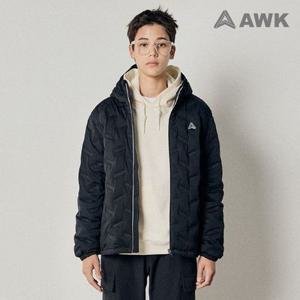 주니어 블랙 경량 패딩 후드집업 점퍼