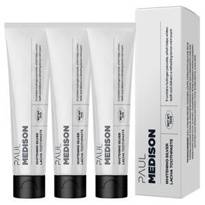 폴메디슨 화이트닝 실버라차치약, 100g, 3개