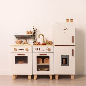 토도리브로 키앤비 스노피아 우든 주방놀이 베이직 3종 세트