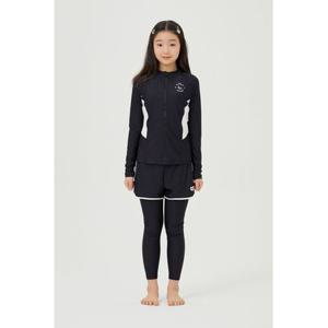 주니어 여자 집업 래쉬가드 3피스 세트 레깅스 아레나 A4BG1GS82