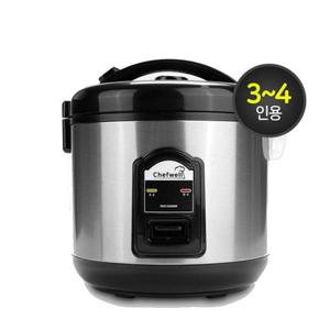 쉐프웰 미니밥솥 소형 작은 전기밥솥 보온 1인용 2인용 3인용 자취 캠핑 혼밥 밥통