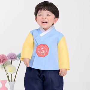 [더예한복] QT20019-은비까비 남아 유아 아기 생활한복