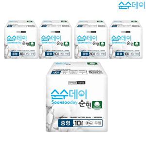 순수데이  순면 생리대 5팩 모음전