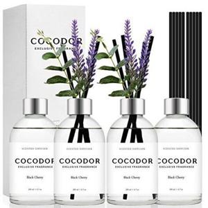 [코코도르]화이트라벨 디퓨저 200mlX4 (꽃스틱 증정)