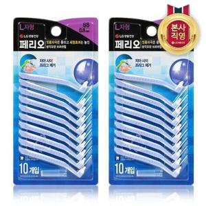 페리오 치간칫솔 L자형 SS 10개입 x 2개