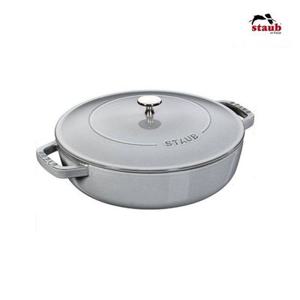 [스타우브] 시스테라 전골 냄비 24cm, 그레이