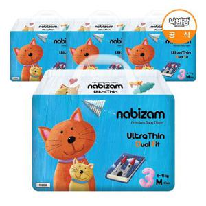 [나비잠] 울트라씬 듀얼핏 밴드 중형 40매x4팩