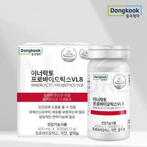 [동국제약] 이너락토 질유래 유산균 프로바이오틱스 VL8 (400mg*30캡슐)