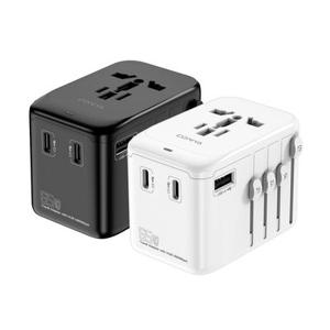 (현대Hmall) 코니야 여행용 멀티어댑터 PD 65W 고속충전멀티탭 USB+C포트 유럽 일본 대만 어댑터